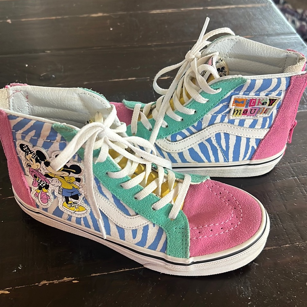 Mickey Mouse high top vans